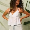 Easy Paisley Pattern Babydoll Top