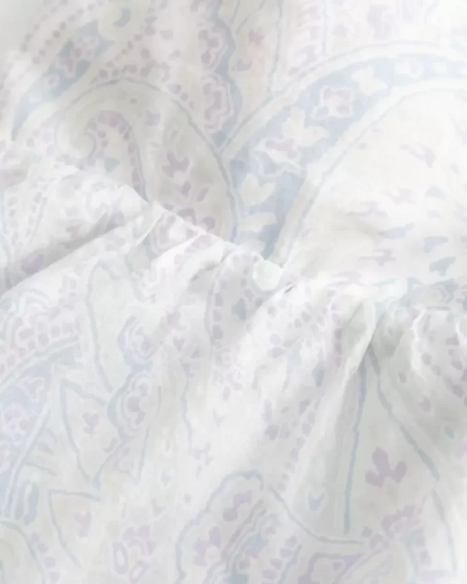 Easy Paisley Pattern Babydoll Top