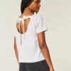 Easy Ribbon Tie-Back New York Graphic Tee