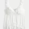 Easy Ruffle Babydoll Top