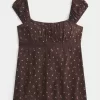 Easy Satin Tie Babydoll Top