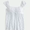 Easy Satin Tie Babydoll Top