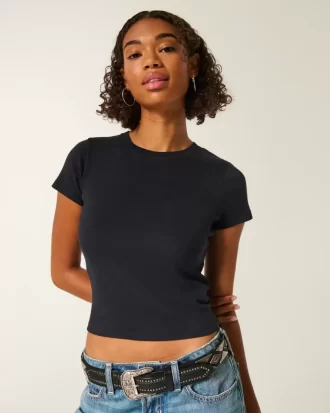 Easy Short-Sleeve Crew Baby Tee