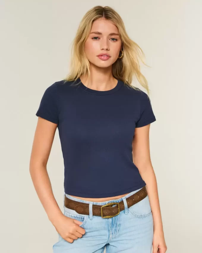 Easy Short-Sleeve Crew Baby Tee