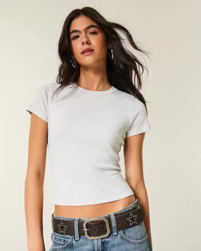 Easy Short-Sleeve Crew Baby Tee