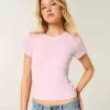 Easy Short-Sleeve Crew Baby Tee