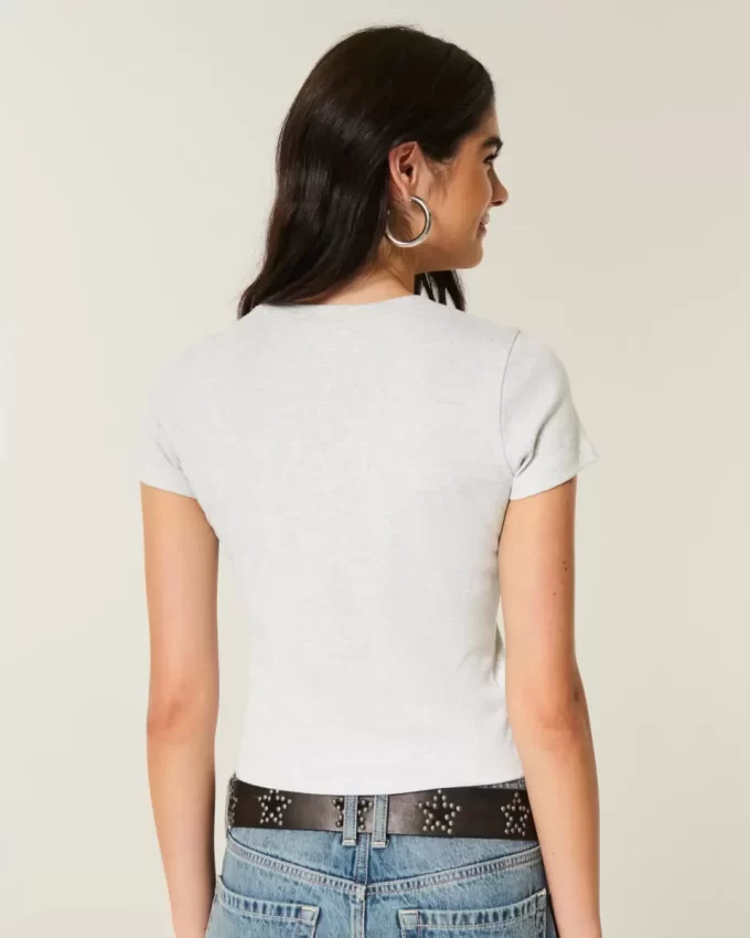 Easy Short-Sleeve Crew Baby Tee