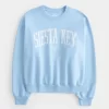 Easy Siesta Key Graphic Crew Sweatshirt