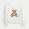 Easy Stitchy Graphic Slouchy Crew Sweater