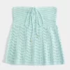 Easy Strapless Crochet-Style Babydoll Top