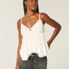 Easy Studded Babydoll Top
