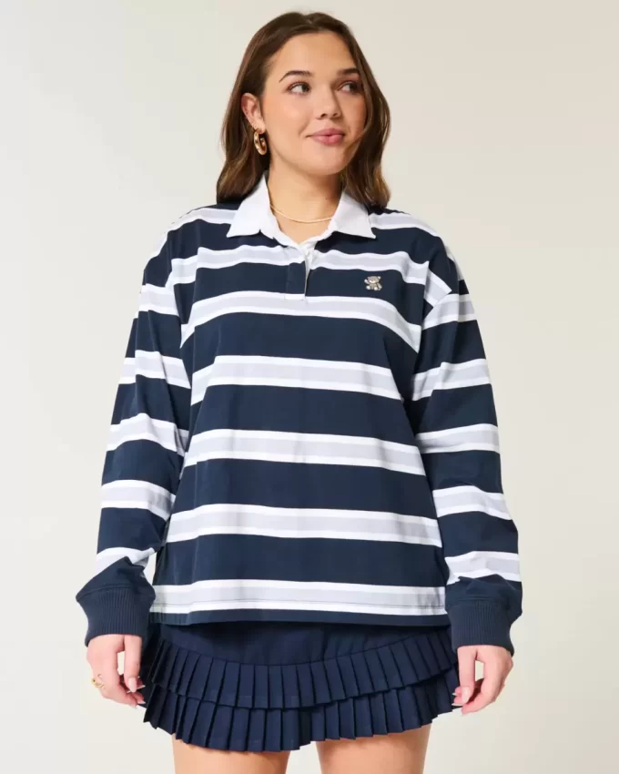 Easy Teddy Bear Graphic Rugby Polo Easy Teddy Bear Graphic Rugby Polo