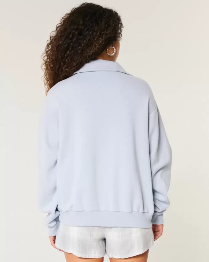 Easy Tennis Graphic Half-Zip Sweatshirt Easy Tennis Graphic Half-Zip Sweatshirt