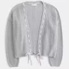 Easy Textured No-Close Cardigan