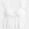 Easy Tie-Front Babydoll Top