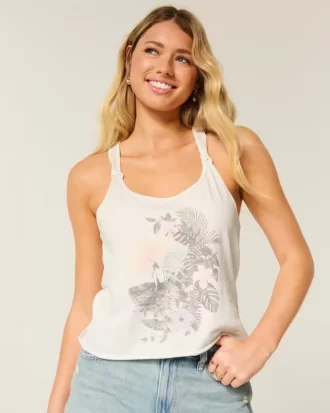 Easy Trend Drop Surf Graphic Tank