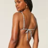 Embellished Triangle Bikini Top