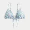 Embellished Triangle Bikini Top