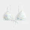 Embellished Triangle Bikini Top