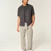 Embroidered Loose Painter Jeans
