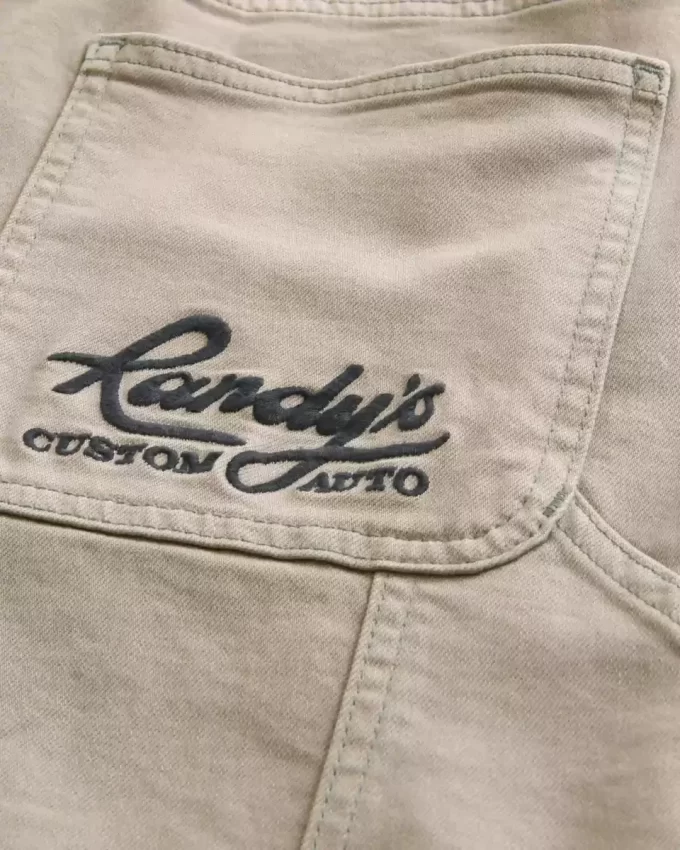 Embroidered Loose Painter Jeans