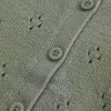 Eyelet Crew Cardigan
