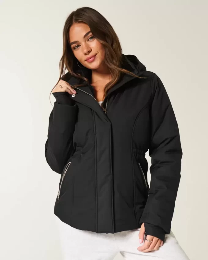 Faux Fur-Lined All-Weather Jacket