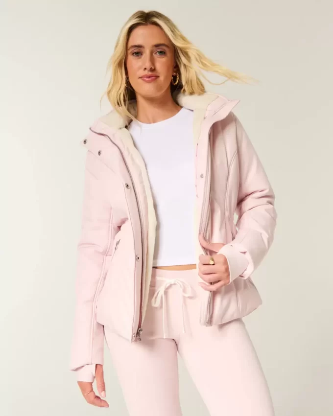 Faux Fur-Lined All-Weather Jacket