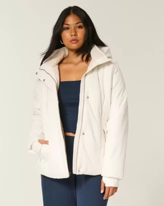 Faux Fur-Lined All-Weather Jacket