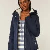 Faux Fur-Lined All-Weather Jacket