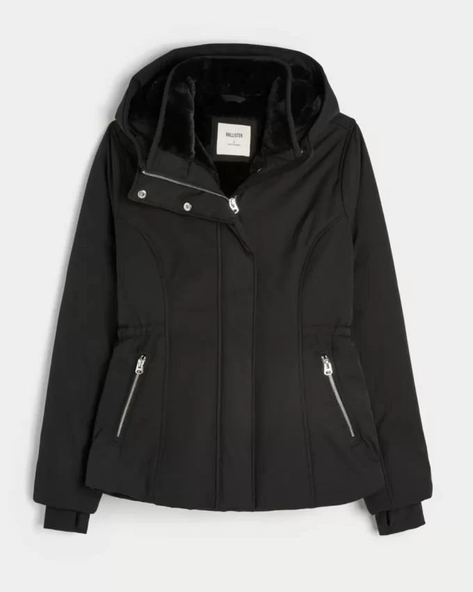 Faux Fur-Lined All-Weather Jacket