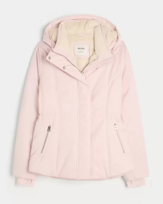 Faux Fur-Lined All-Weather Jacket