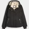 Faux Fur-Lined All-Weather Jacket