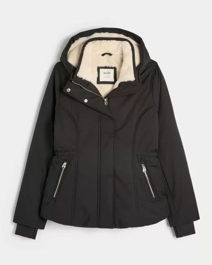 Faux Fur-Lined All-Weather Jacket