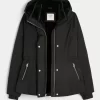 Faux Fur-Lined All-Weather Jacket