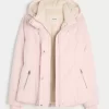 Faux Fur-Lined All-Weather Jacket