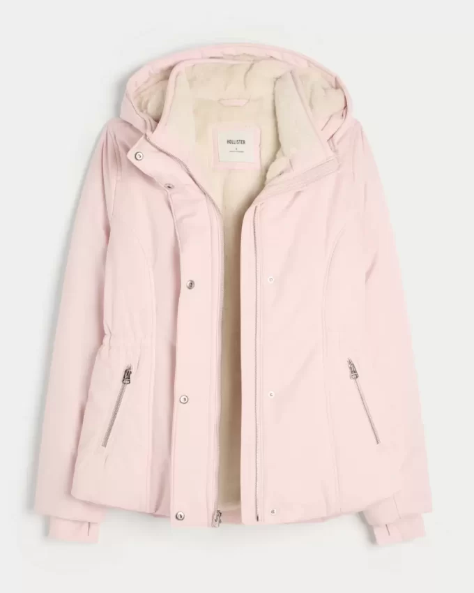 Faux Fur-Lined All-Weather Jacket