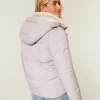 Faux Fur-Lined Puffer Jacket