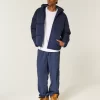 Faux Fur-Lined Puffer Jacket