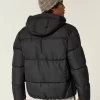 Faux Fur-Lined Puffer Jacket