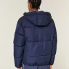 Faux Fur-Lined Puffer Jacket