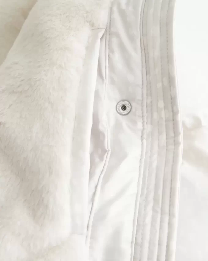 Faux Fur-Lined Puffer Jacket