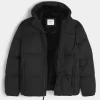 Faux Fur-Lined Puffer Jacket