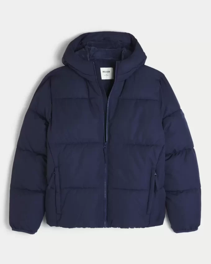 Faux Fur-Lined Puffer Jacket