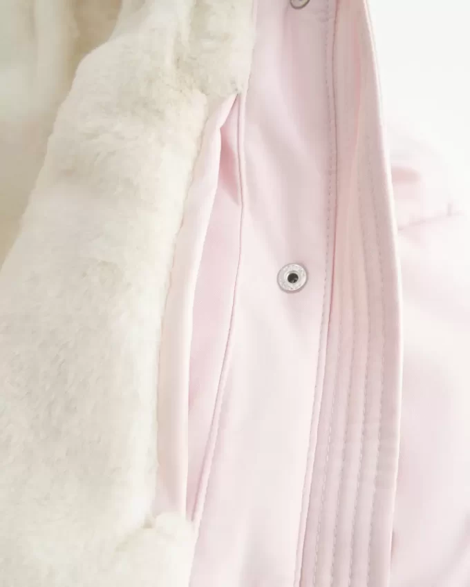 Faux Fur-Lined Puffer Jacket