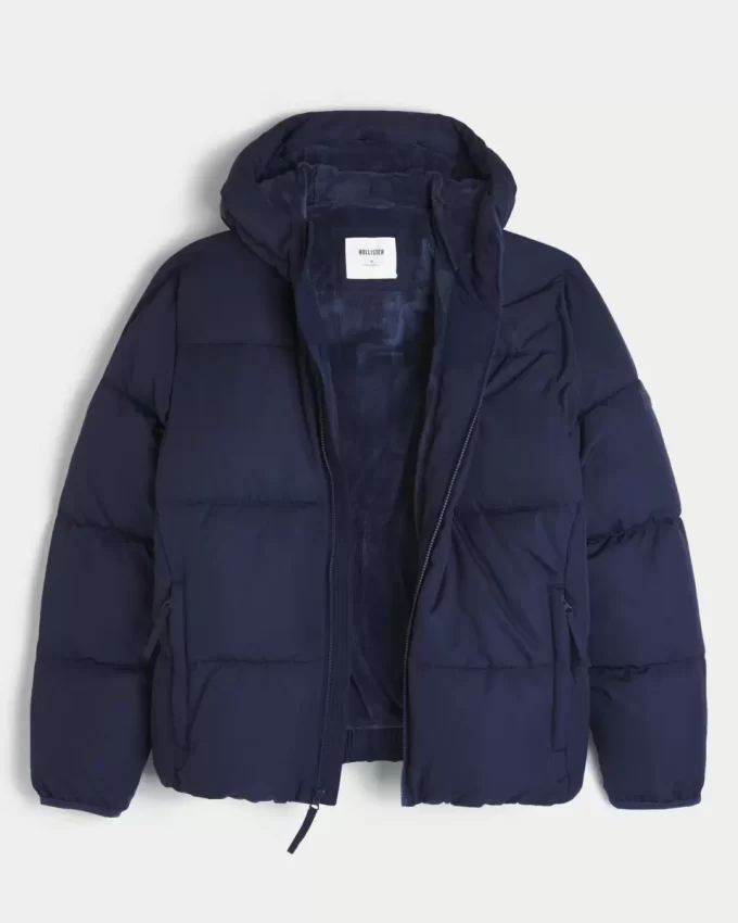 Faux Fur-Lined Puffer Jacket