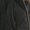 Faux Fur Trim Puffer Bomber Jacket