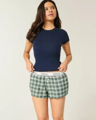 Flannel Boxer Shorts