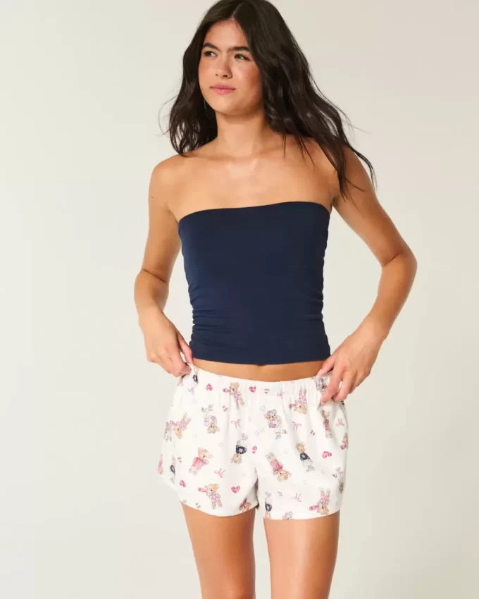 Flannel Boxer Shorts