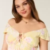 Flutter Sleeve Double-Tie Midi Dress